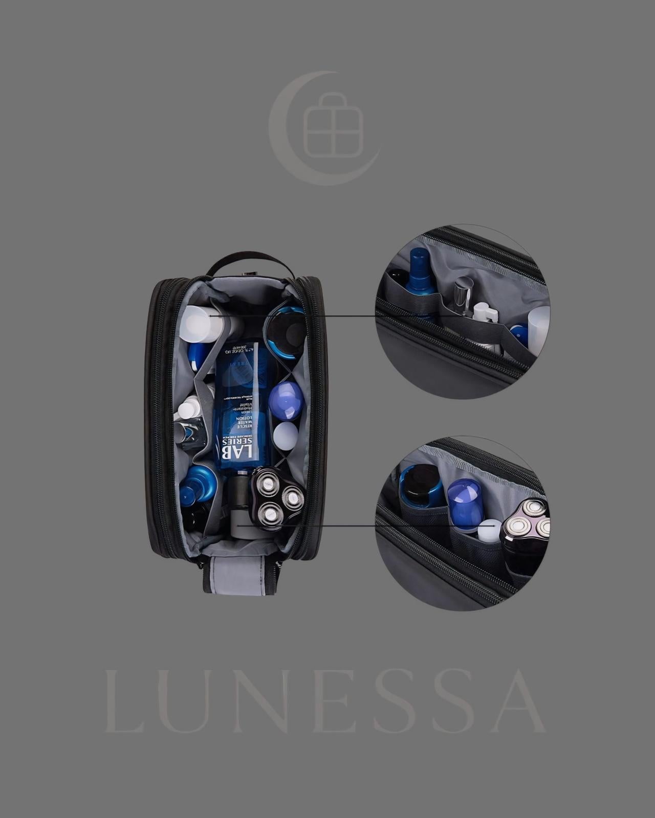 Lunessa GoBag,Taşınabilir Kişisel Bakım Çantası